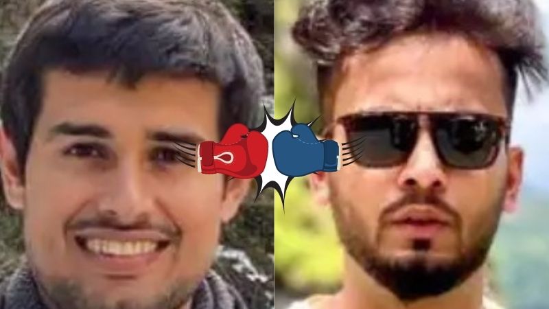YouTubers Dhruv Rathee Elvish Yadav fuel fan war