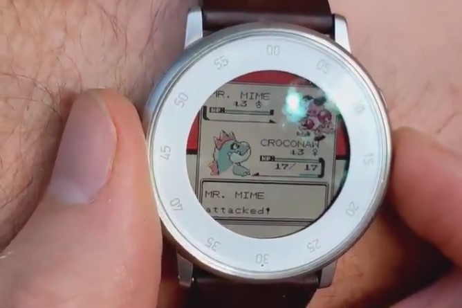 Smartwatch has a new Pebblemon Game