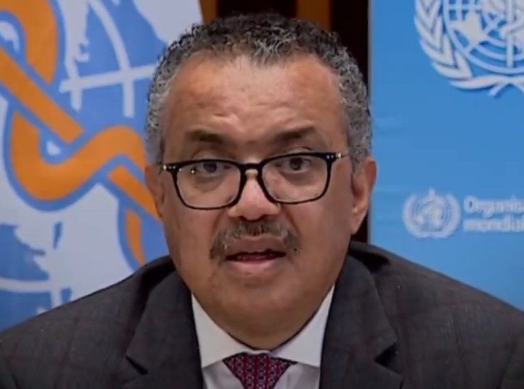 WHO Chief Tedros New Alert on COVID-19 Third Wave