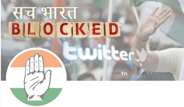 Setback For Congress As Twitter Blocks Official Handle For Violations