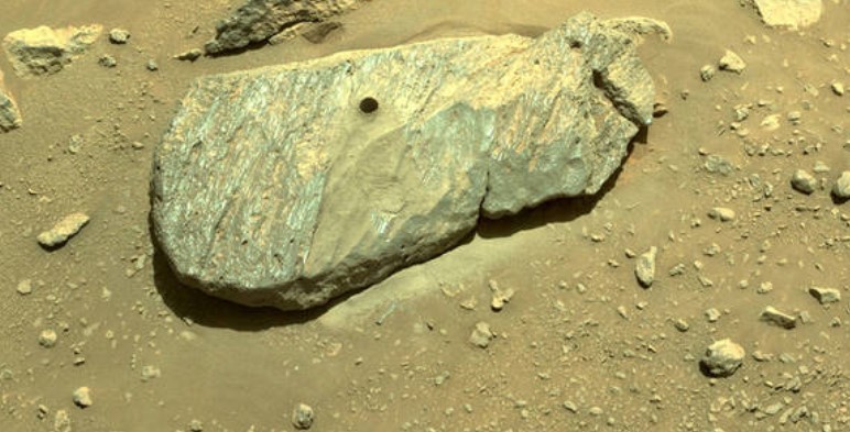 Rover Brings First Rock Sample from Mars to earth
