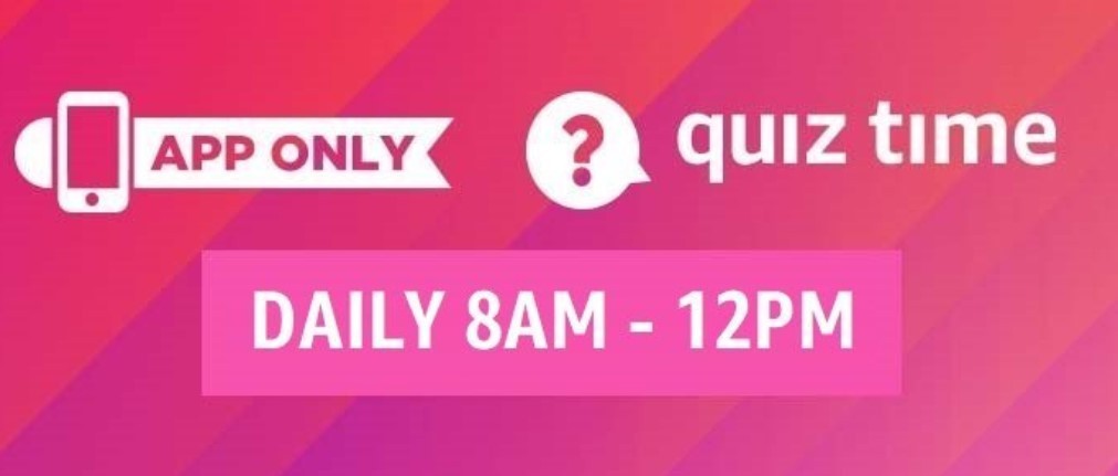 December 1, Now Play Amazon Quiz, Win Rs. 5000