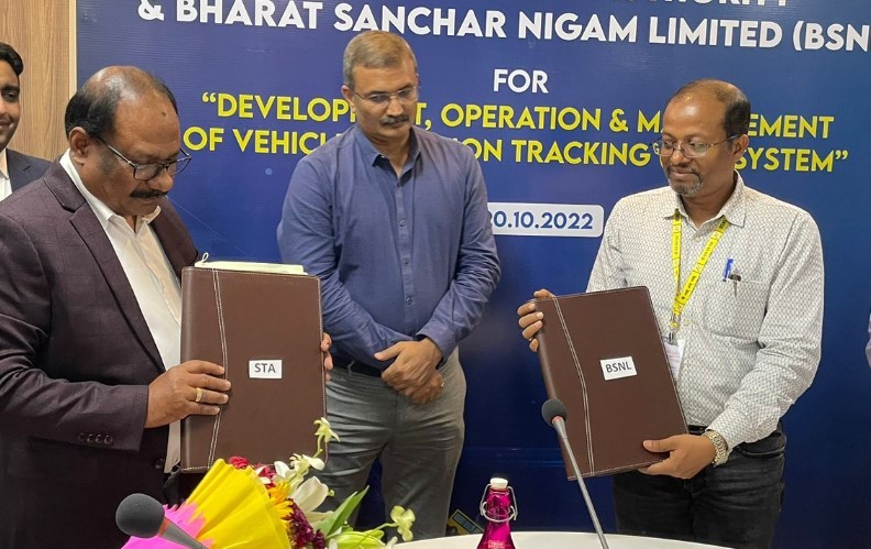 BSNL, Odisha STA ink MoU to develop Vehicle Tracking App for Public Safety