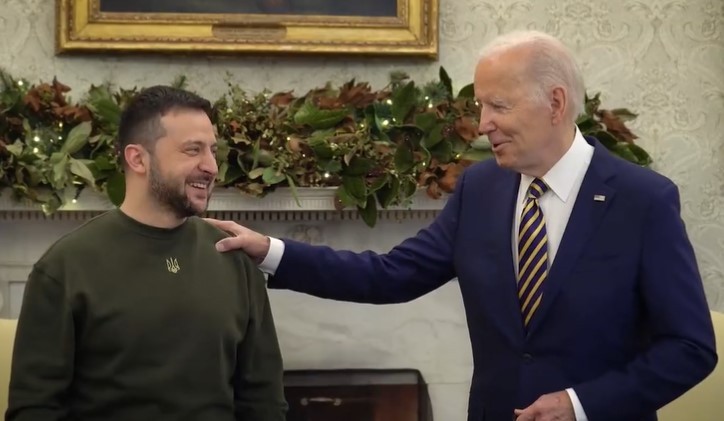 Zelensky calls US aid as investment in the global security and democracy