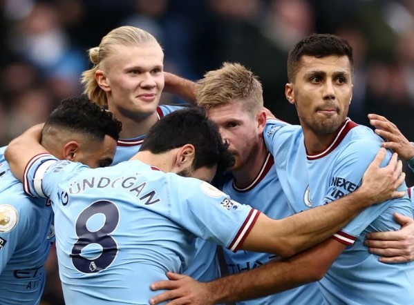 Man City wins 3-0 vs Wolves, tops Premier League with Haaland's hat-trick