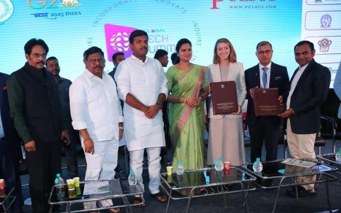 Global Tech Summit Vizag Draws 400 Leaders from 25 Nations, NRDC and EBTC Ink MoU