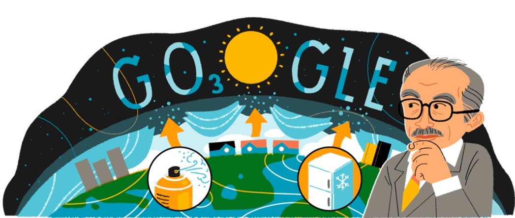 Environmental scientist Mario Molina receives a rich Google Doodle tribute