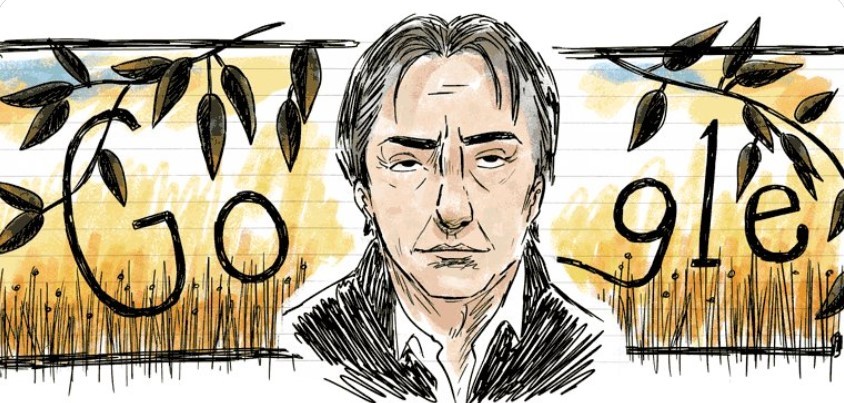 Fans rejoice as Google honors Alan Rickman with memorable Doodle