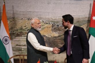 PM Narendra Modi in Jordan