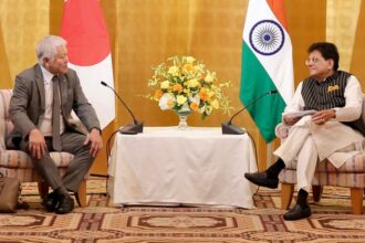 Piyush Goyal in Japan